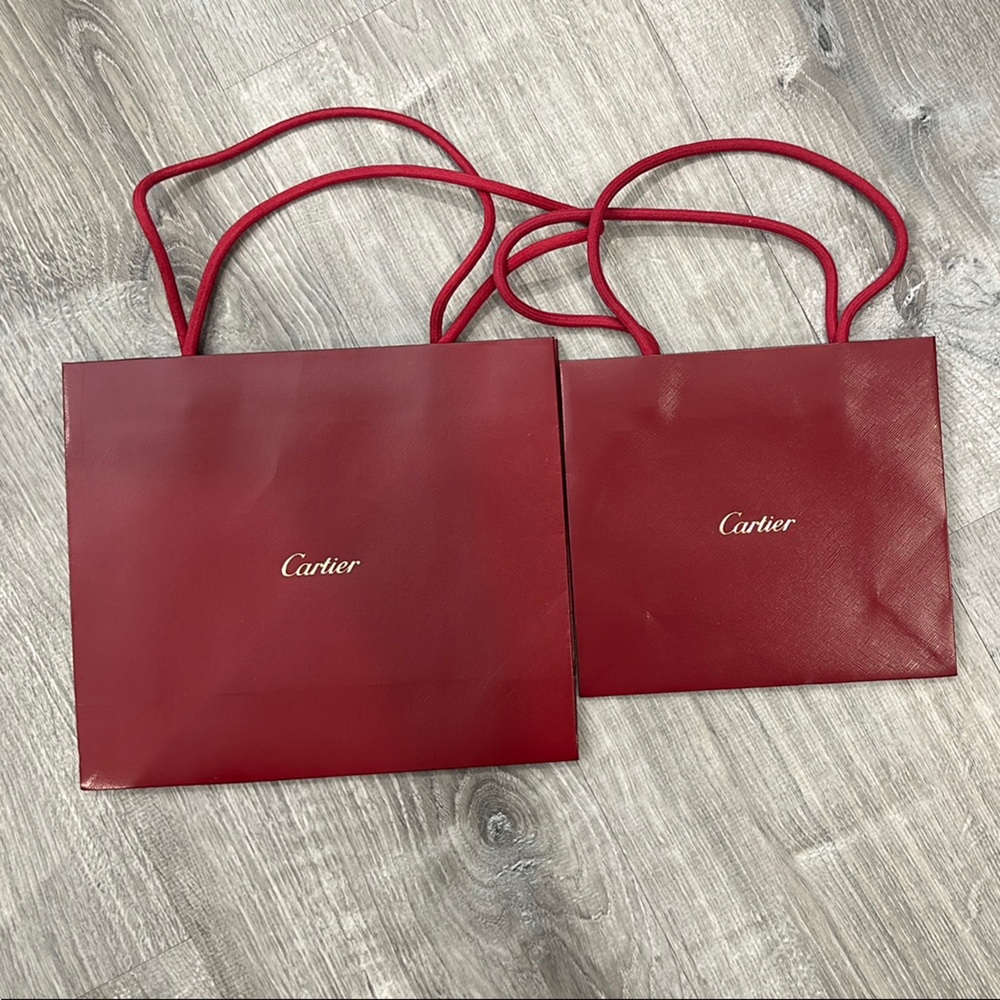 Cartier Red PaperBags